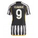 Tanie Strój piłkarski Juventus Dusan Vlahovic #9 Koszulka Podstawowej dla damskie 2023-24 Krótkie Rękawy